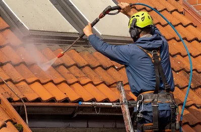 Démoussage et hydrofuge de toiture à Lunas